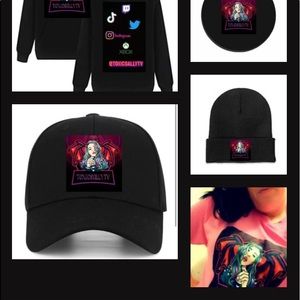 My Merch logo made for my gaming hoodies$45tshirts30 beanies10hats $10keychain5